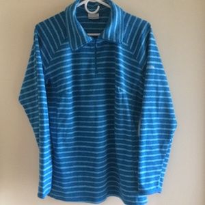 Columbia Quarter Zip Fleece Sweater Jacket